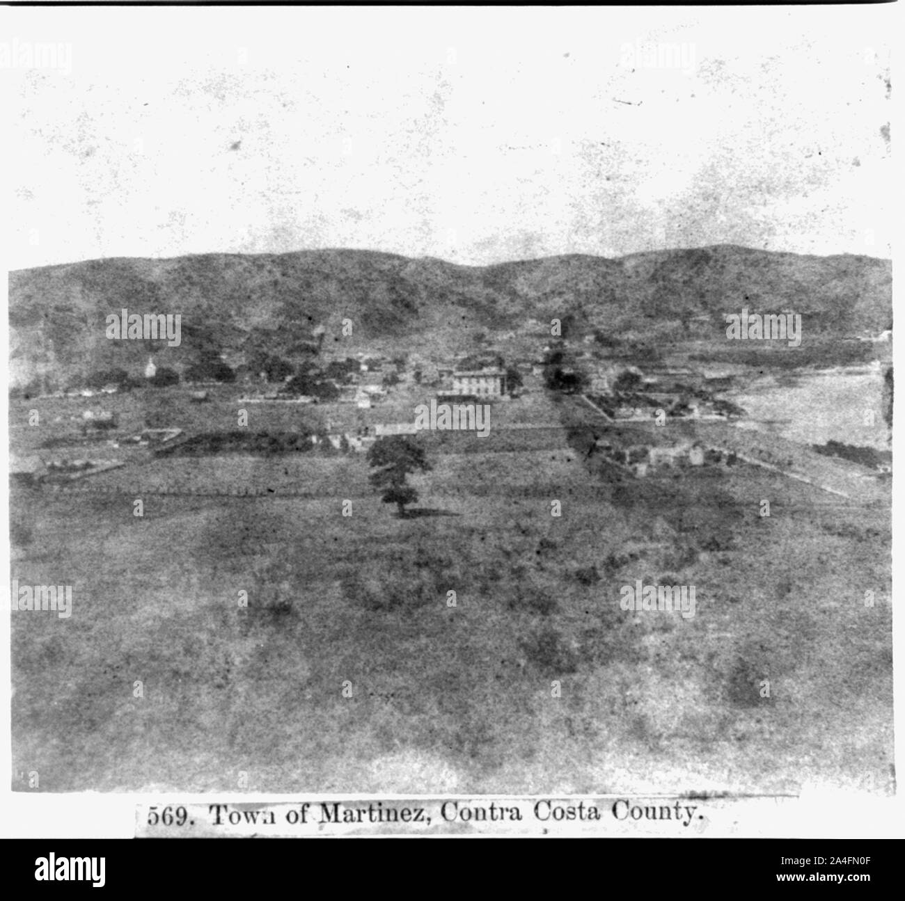 Stadt von Martinez, Contra Costa County Stockfoto