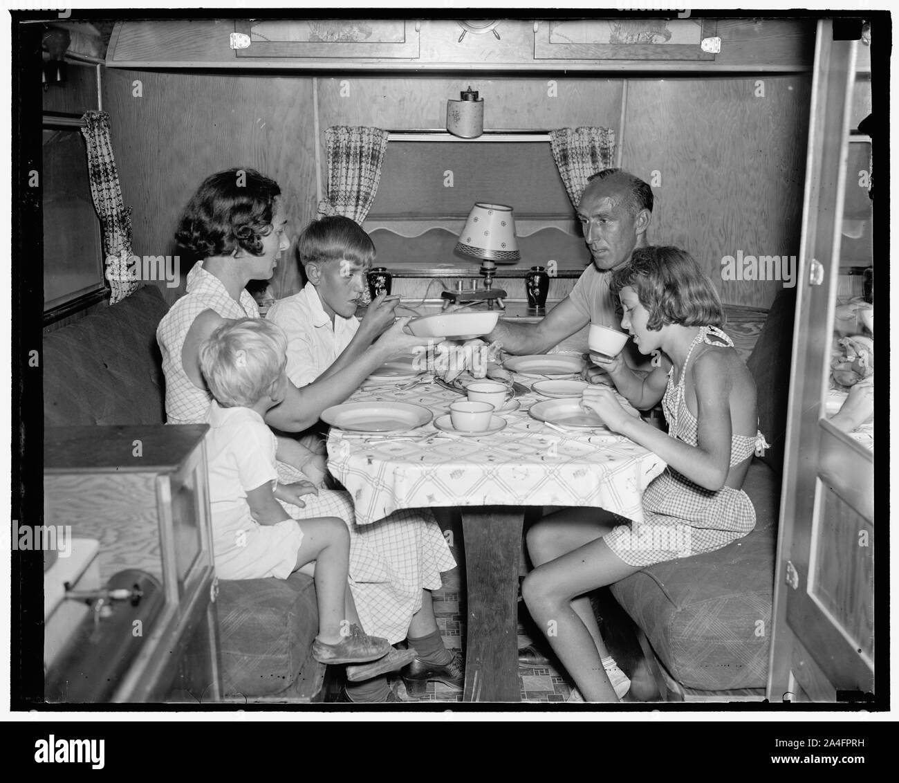 Trailer Camp, 6/4/37 Stockfoto