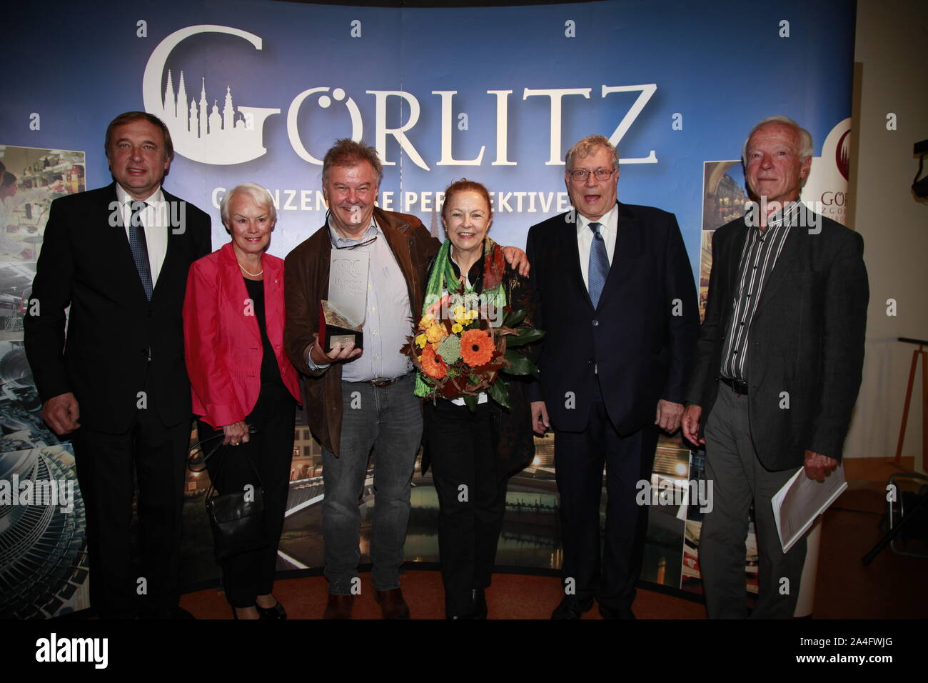 Annette und Klaus Scheurich für den Görlitzer Meridian Naturfilmpreis 2019 Stockfoto