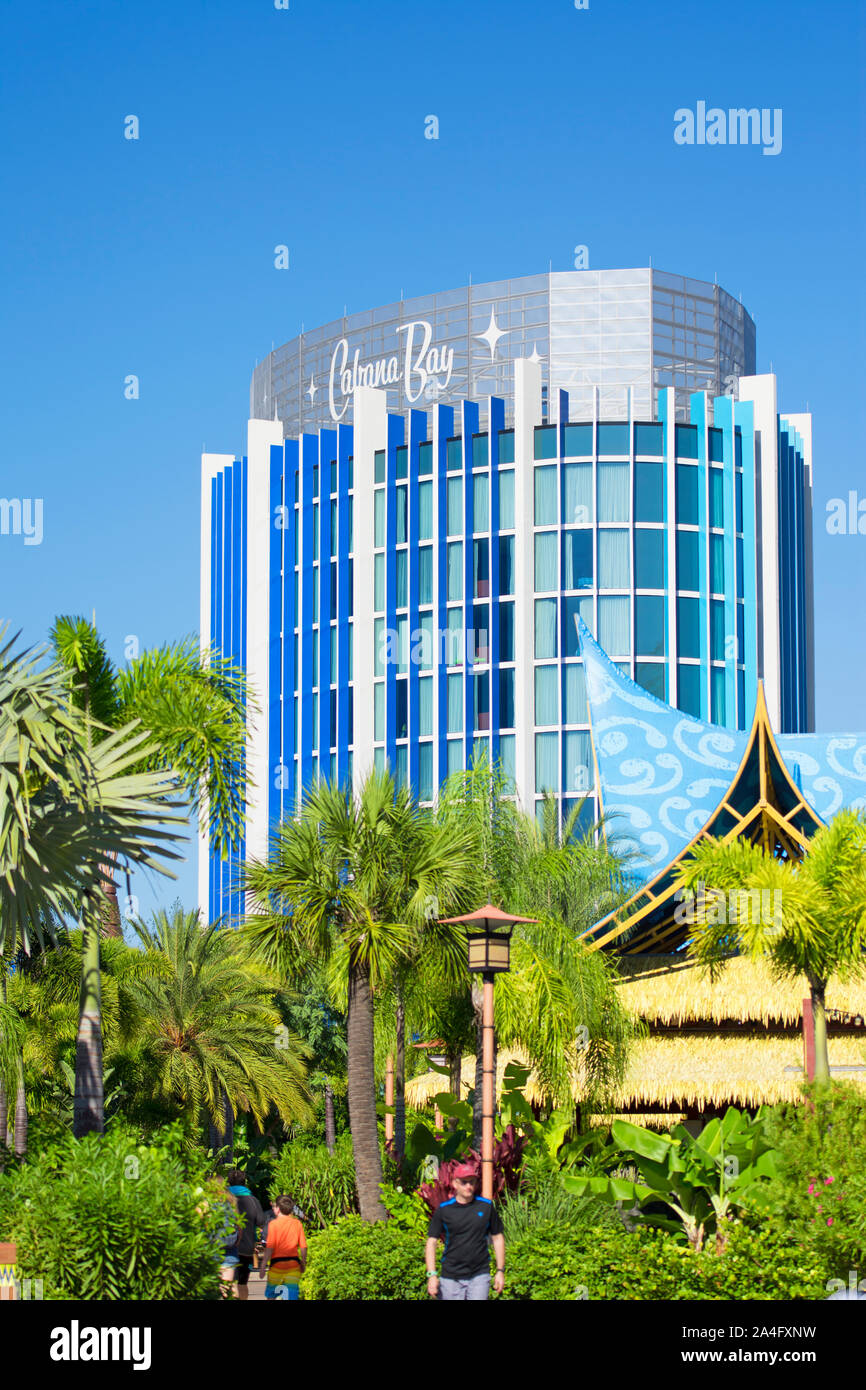 Cabana Beach Resort, Universal Vulkan Bay, Orlando, Florida, USA Stockfoto