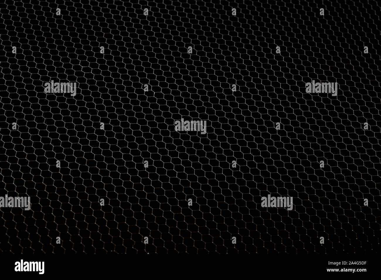 Lochblech. Black Metal Textur Stahl Hintergrund. Stockfoto