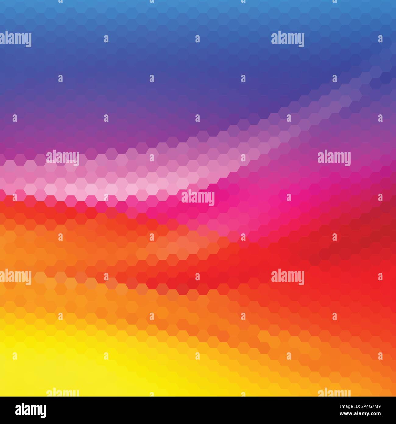 Bunte Farbe sechseck Bild. bunte Farbe sechseck Bild. abstract vector Hintergrund. Stock Vektor