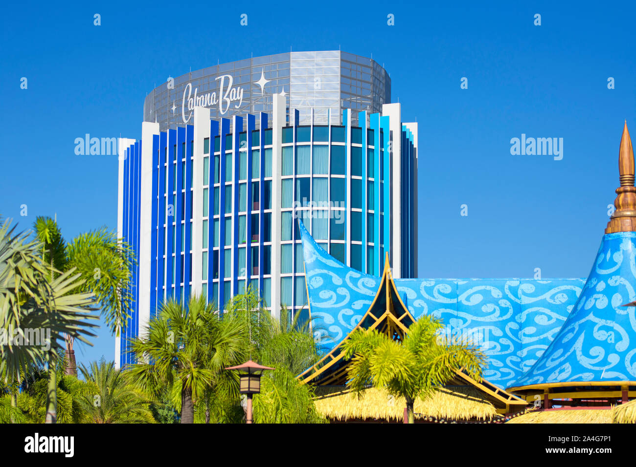 Cabana Beach Resort, Universal Vulkan Bay, Orlando, Florida, USA Stockfoto