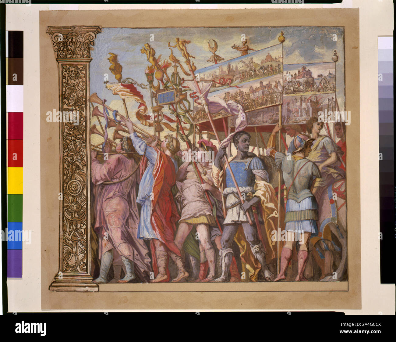 Triumph (us) Caesaris (Der Triumph der Julius Caesar), Platte 1 Stockfoto