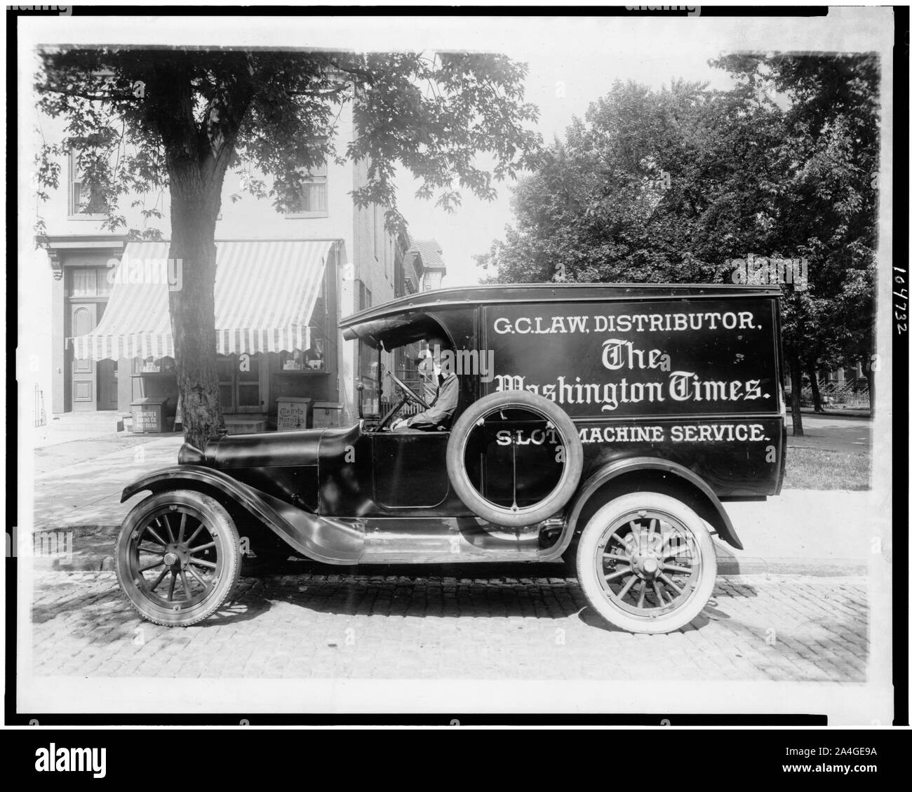 Lkw von G.C. Recht, ein Verteiler der Washington Times, Washington, D.C. Stockfoto