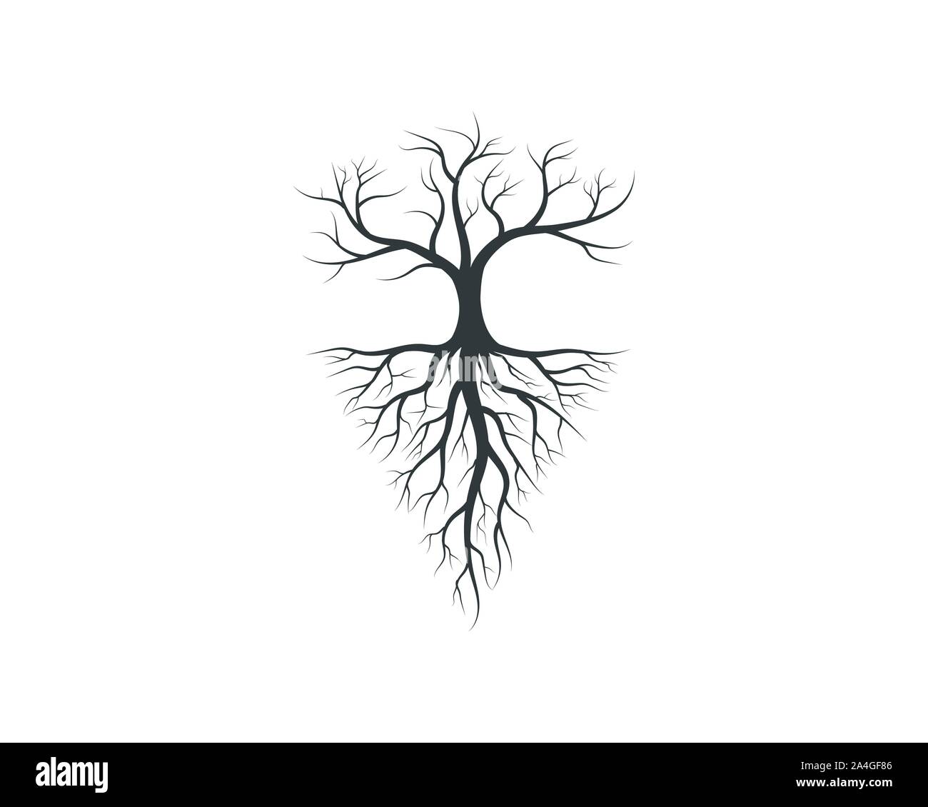 Baum Symbol logo template Vector Illustration Design Stock Vektor