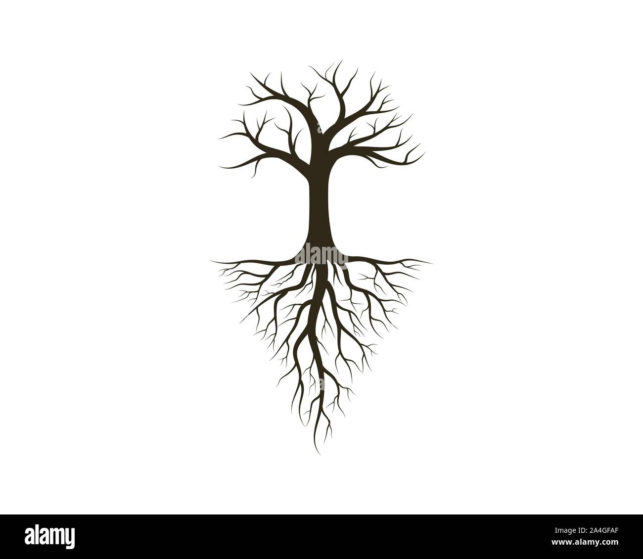 Baum Symbol logo template Vector Illustration Design Stock Vektor