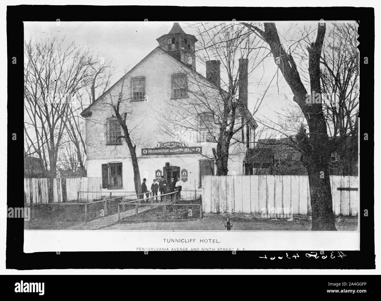 Tunnicliff Hotel, Pa. Ave. und 9 St., 1 Hotel in Washington, D.C. errichtet zu werden. Stockfoto