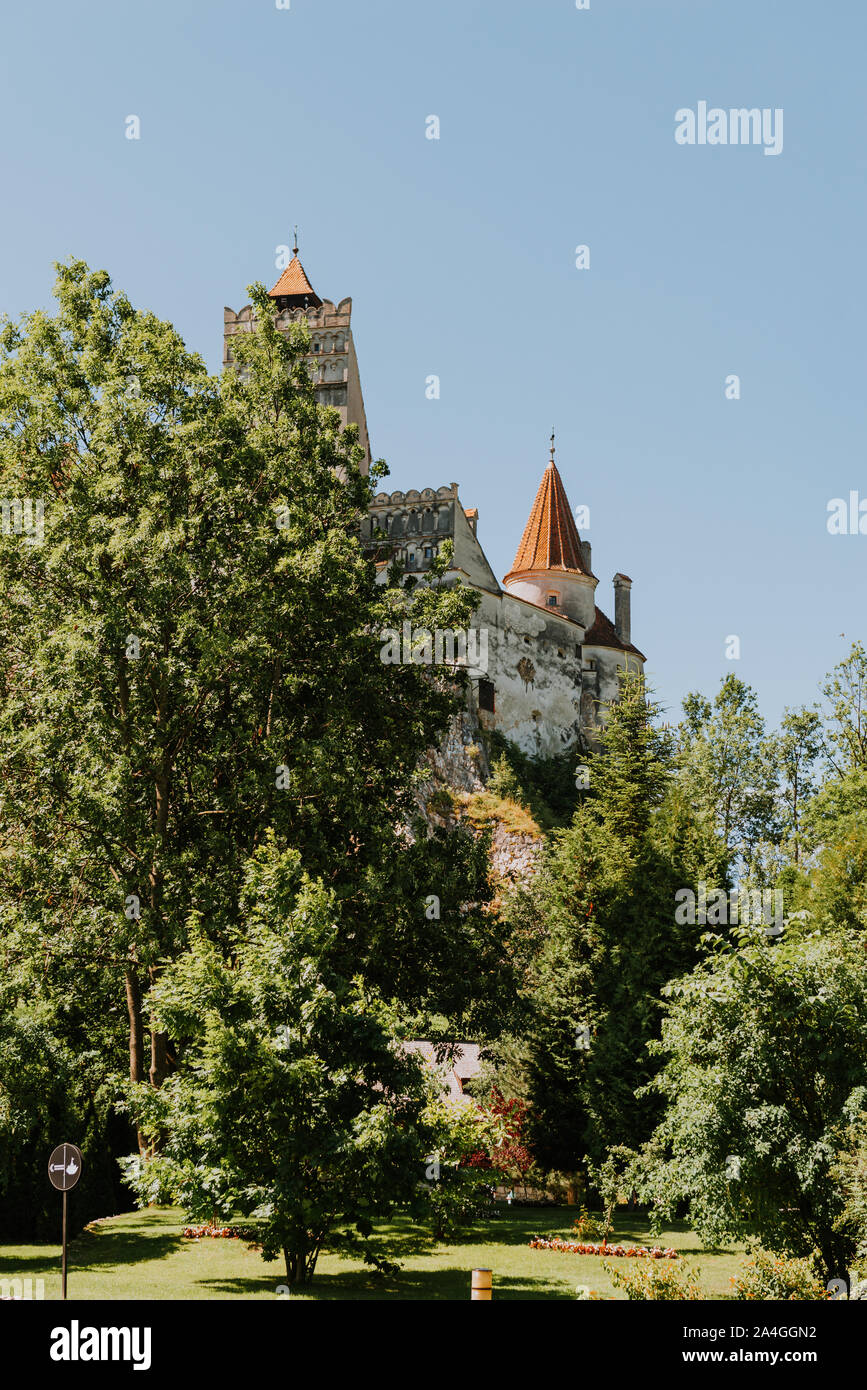 Mittelalterliche alte europian Schloss in Siebenbürgen, Rumänien. Stockfoto