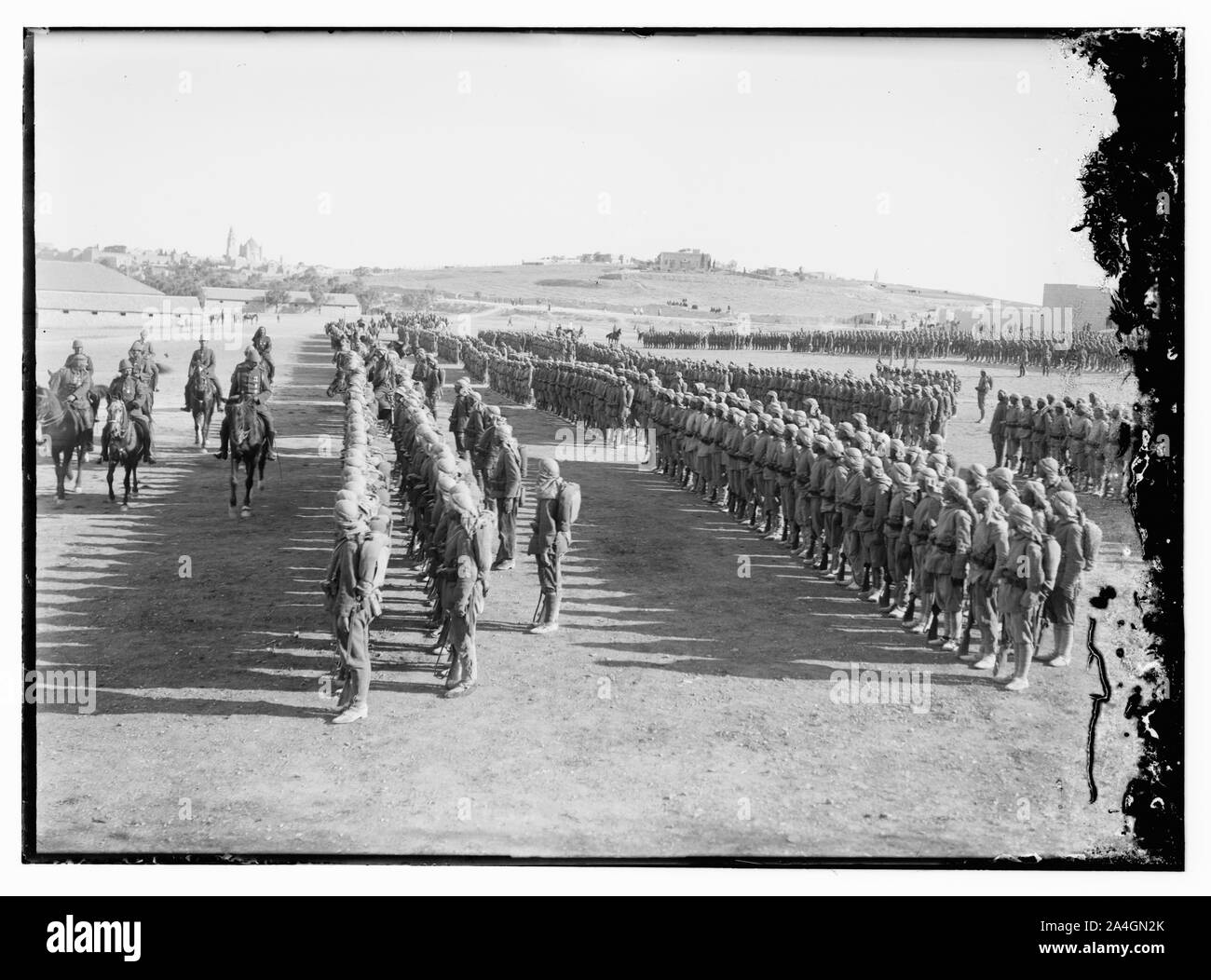 Türkische Soldaten auf Parade gründen Stockfoto