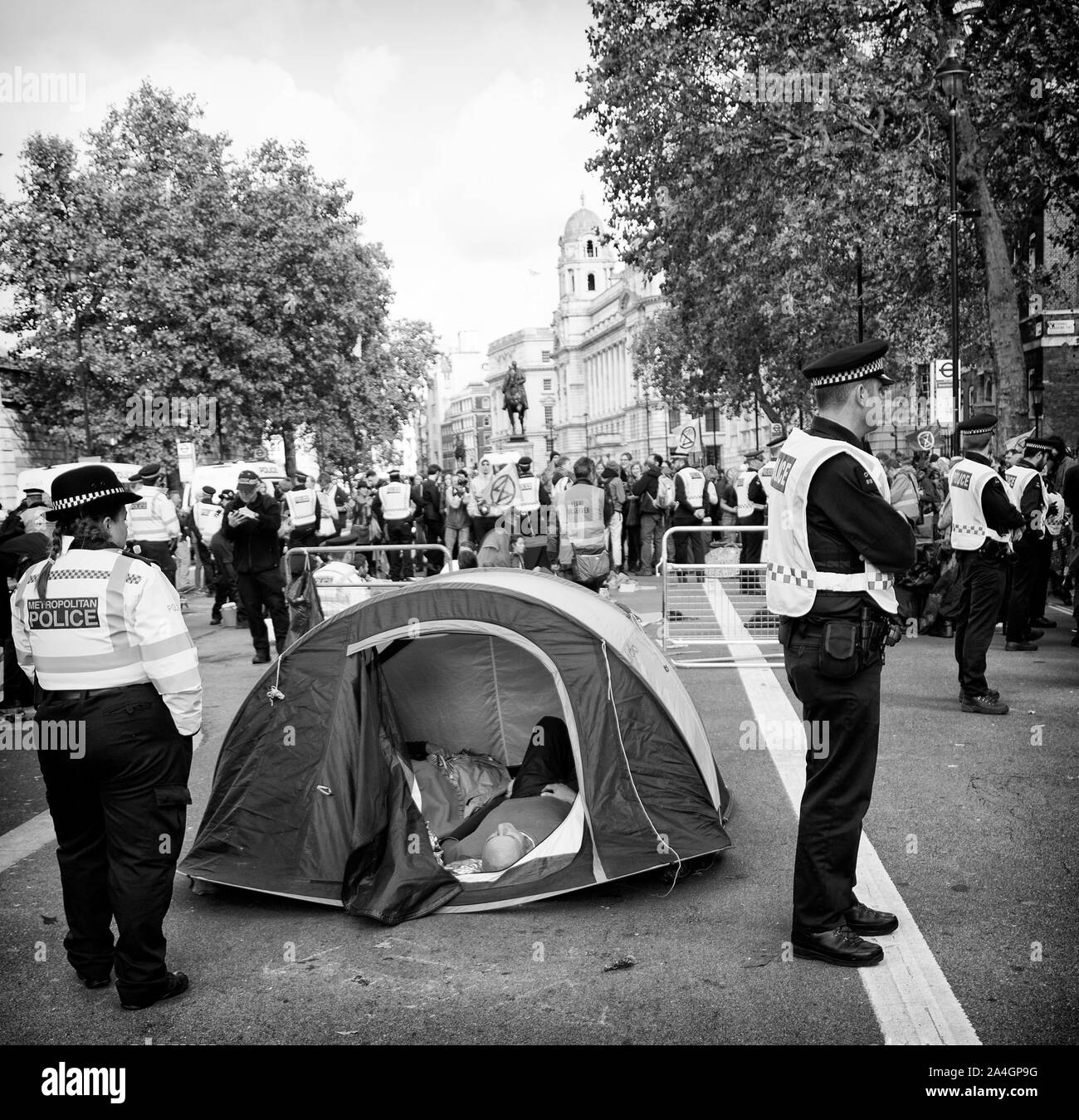 Aussterben Rebellion Protest ,2019 London, Großbritannien Stockfoto