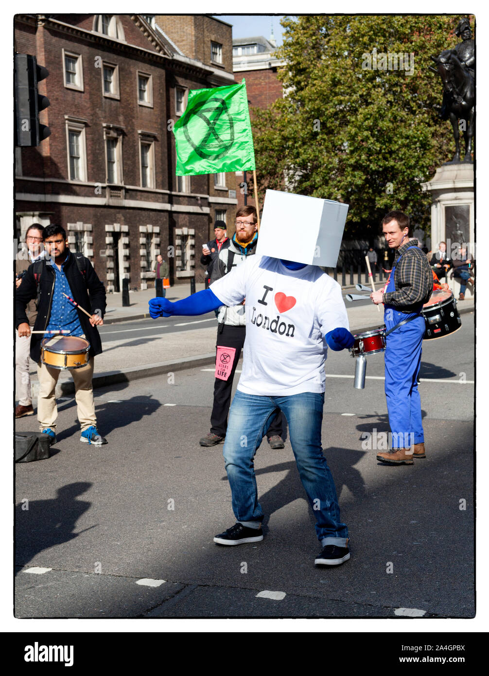 London UK 9th October 2019: Extinction Rebellion Protest. Quelle: Ian Humphreys Stockfoto
