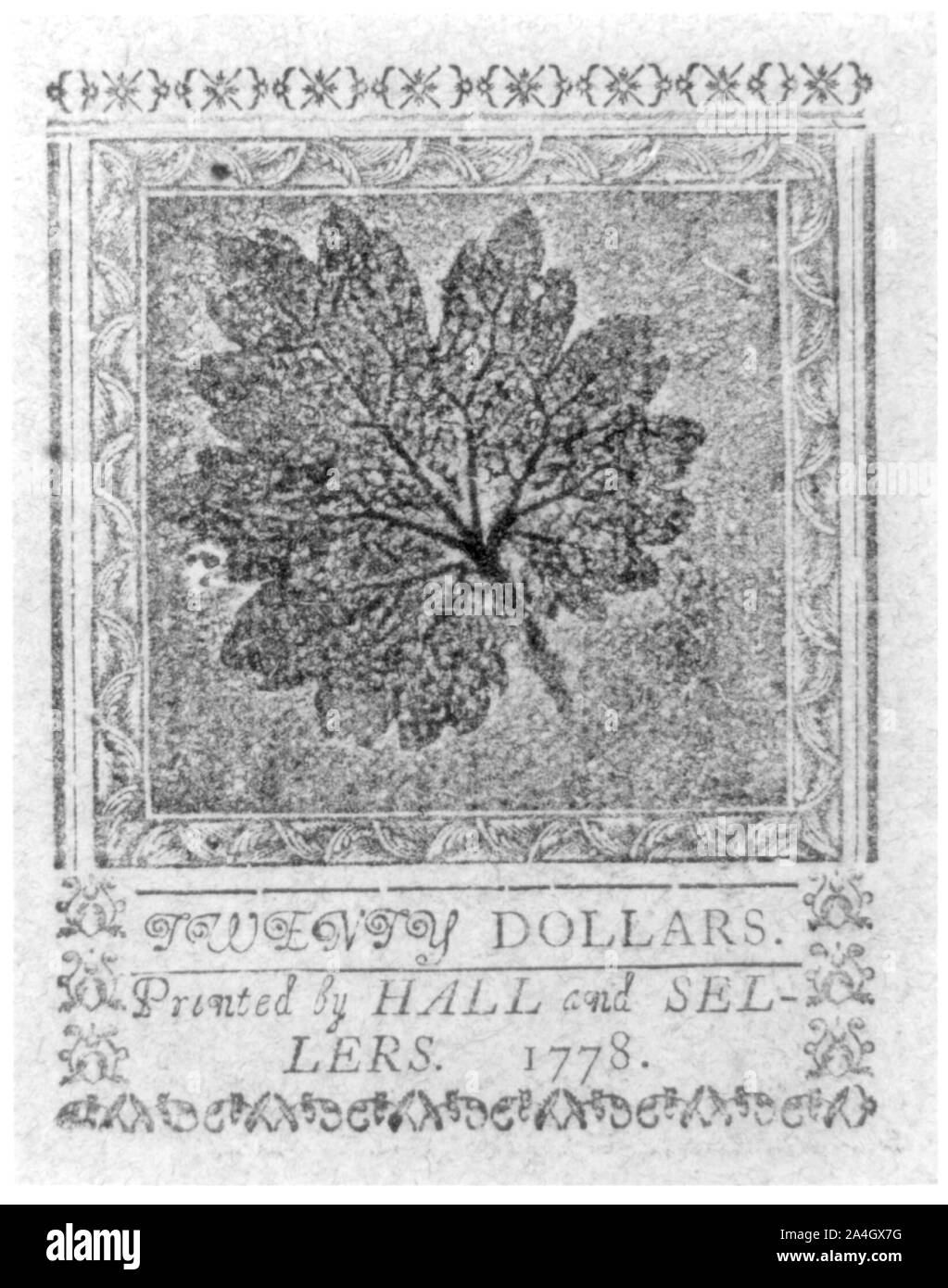 20 US-Dollar Stockfoto