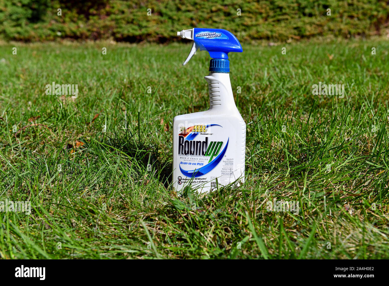 Roundup Unkrautvernichter Stockfotos Roundup Unkrautvernichter