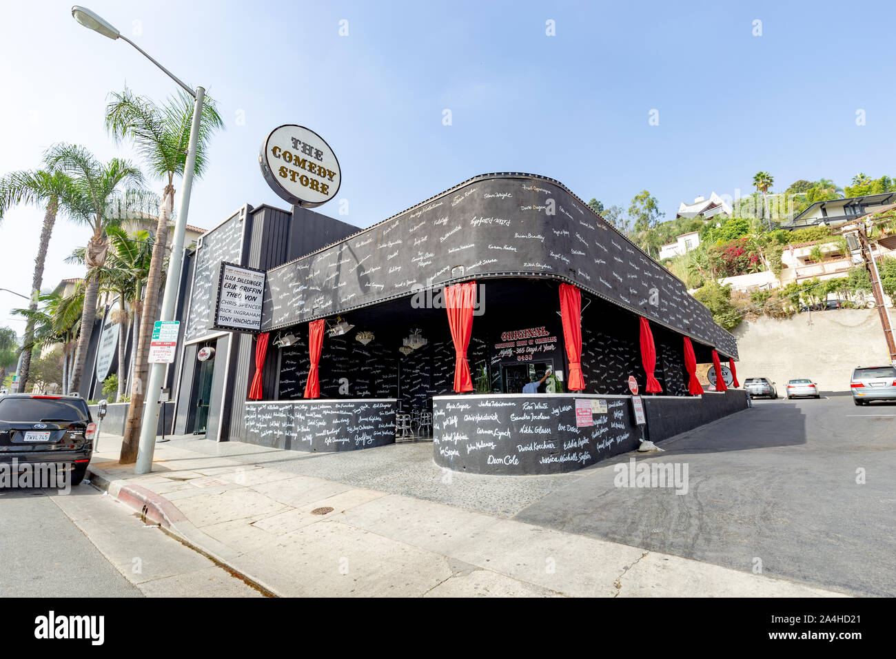 The Comedy Store ist ein Comedy Club auf dem Sunset Strip in West Hollywood, Kalifornien Stockfoto