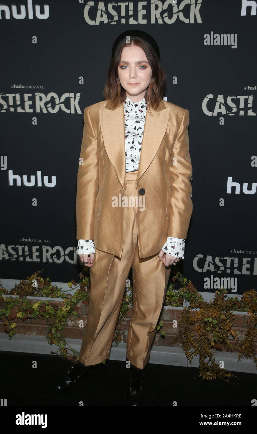 Oktober 14, 2019, Los Angeles, CA, USA: 14. Oktober 2019 - Los Angeles, Kalifornien - Elsie Fisher. Premiere von Hulu' 'Castle Rock'' Saison 2 am AMC Sonnenuntergang 5 statt. Photo Credit: FayeS/AdMedia (Credit Bild: © F Sadou/AdMedia über ZUMA Draht) Stockfoto