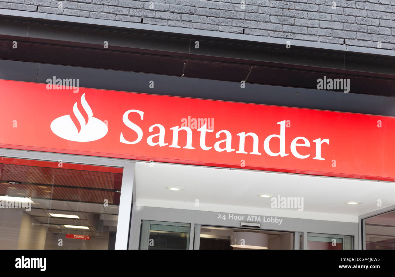 Santander Bank Zeichen Stockfotos Und Bilder Kaufen Alamy