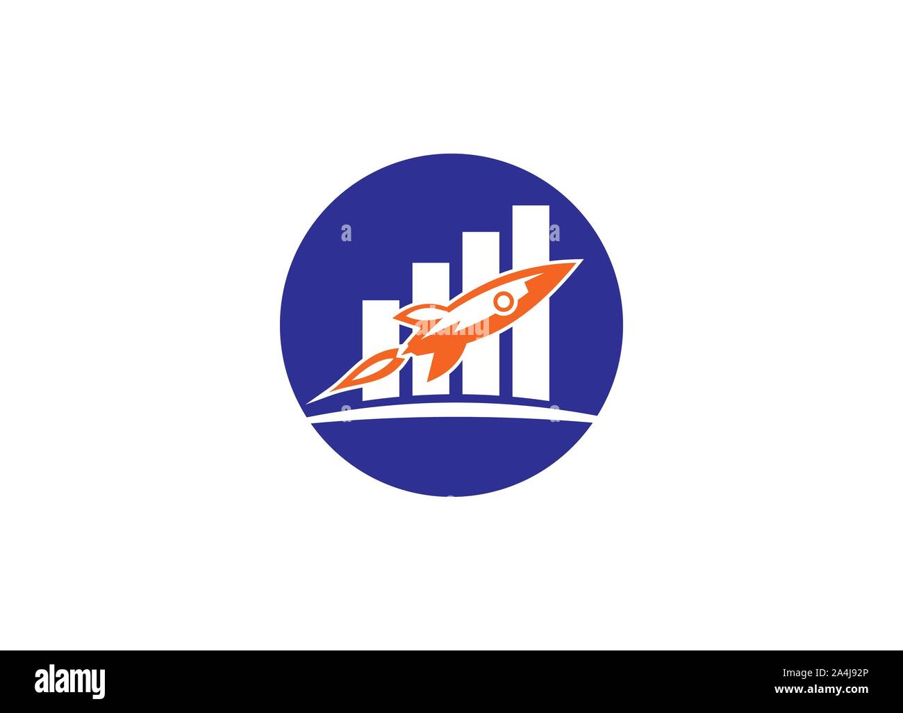 Finanzbuchhaltung Logo, Finanzberater Logo Design Stock Vektor