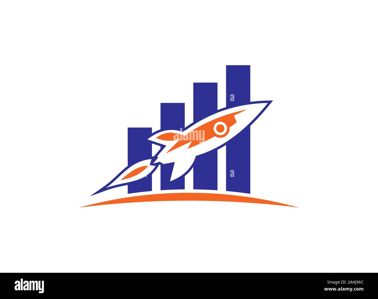 Finanzbuchhaltung Logo, Finanzberater Logo Design Stock Vektor