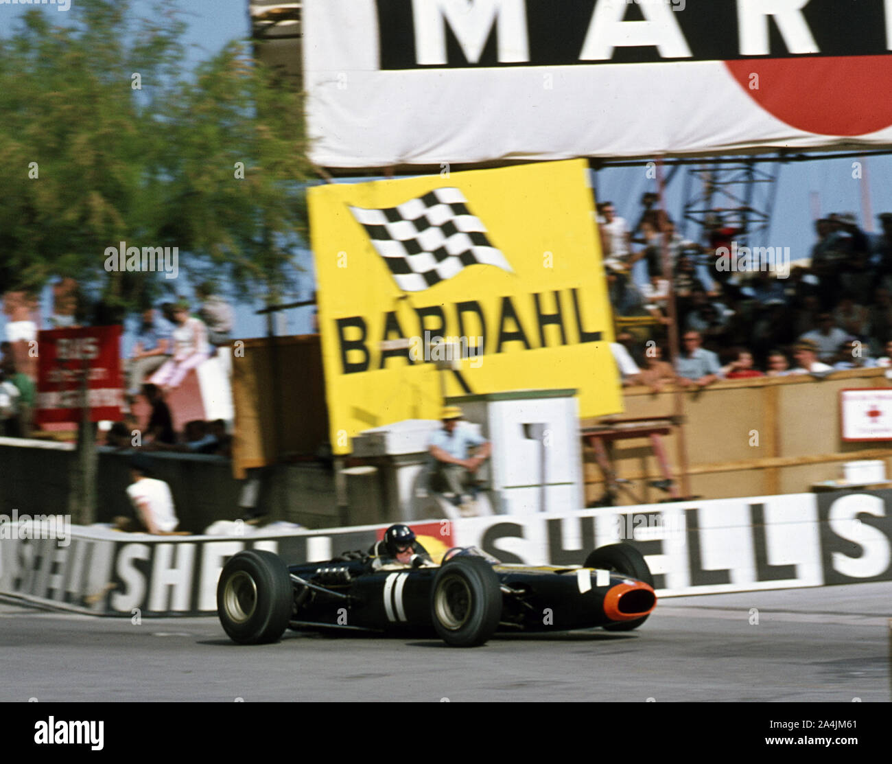 BRM P 261, Graham Hill, 1966 beim Grand Prix von Monaco. Stockfoto