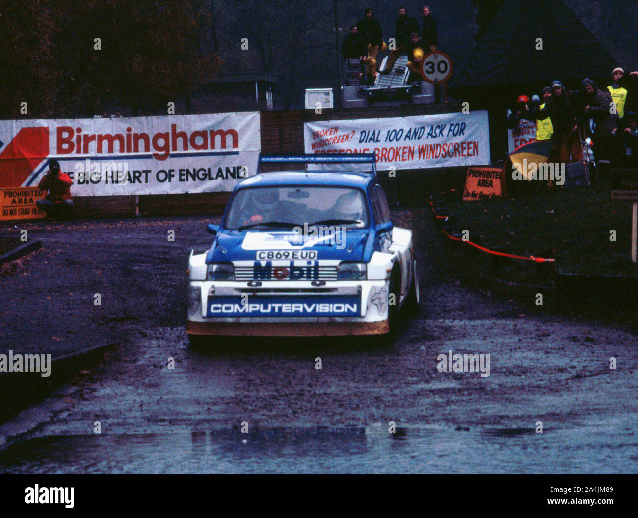 MG Metro 6R4, 1985 RAC Rally. Stockfoto