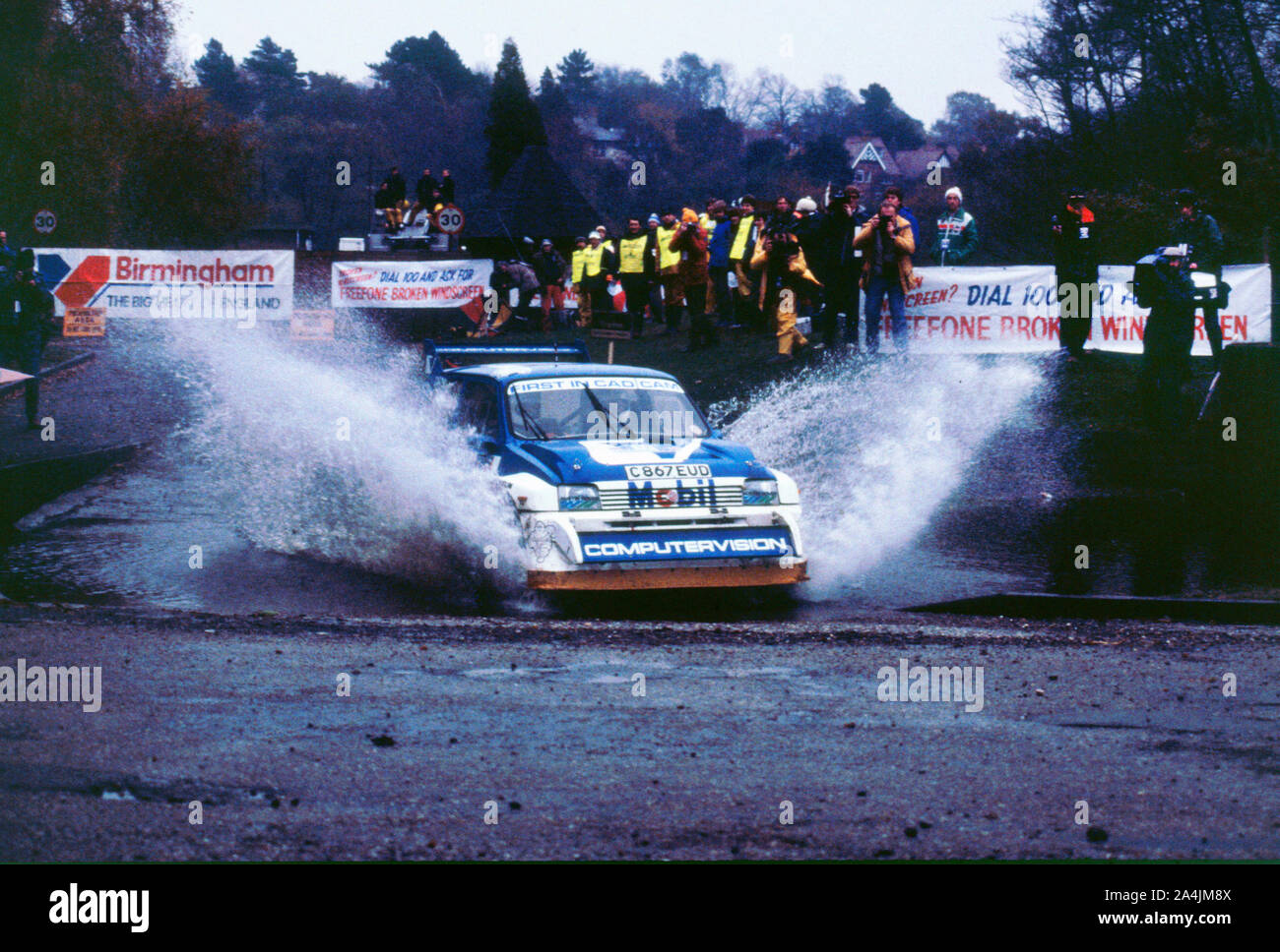 MG Metro 6R4, 1985 RAC Rally. Stockfoto