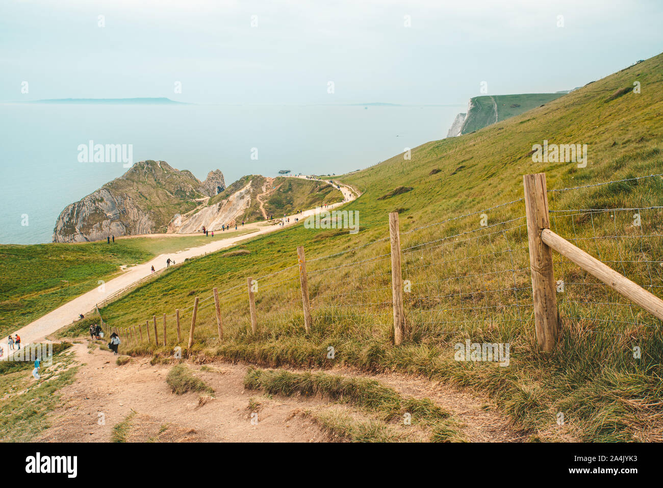 Durdle Door, Dorset, Jurassic Coast, England, Großbritannien Stockfoto