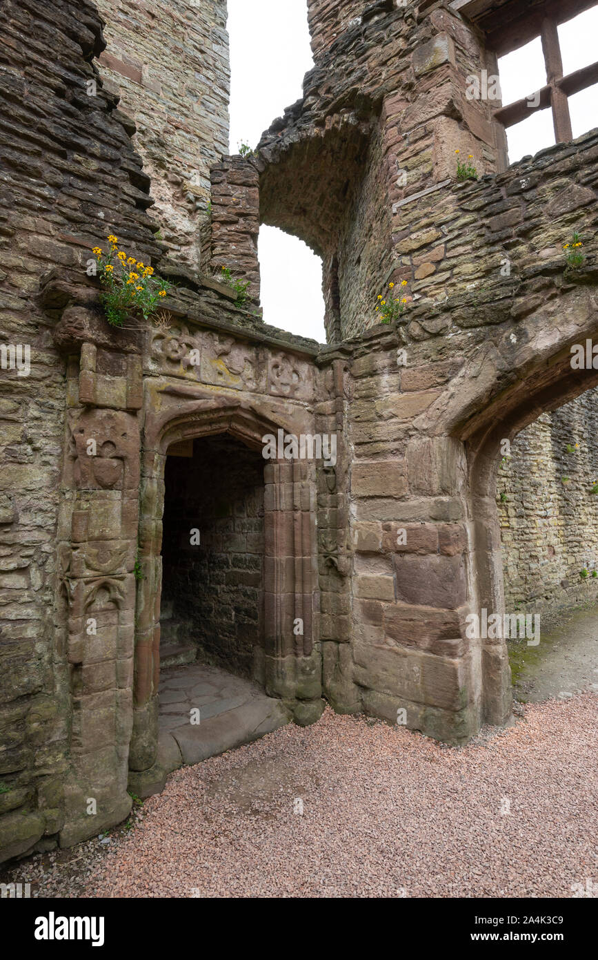 Ludlow Castle, Shropshire, England. Stockfoto