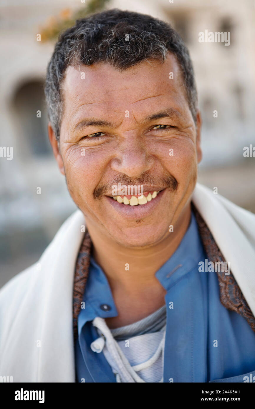 Porträt des Menschen, Ägypten Stockfoto