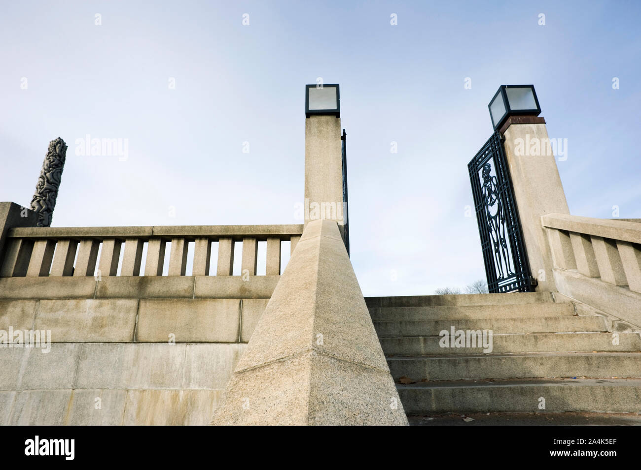 Vigeland Skulpturenpark, Frognerparken Stockfoto