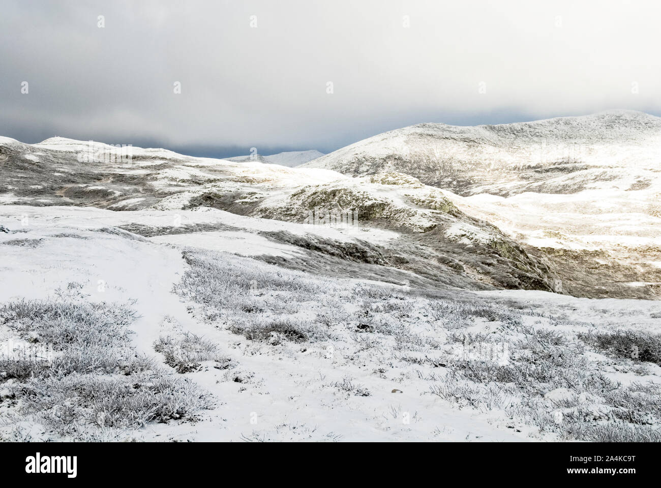 Winter im Gudbrandstal, Kvam Stockfoto