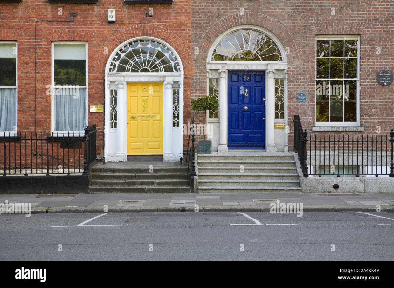 Türen in Dublin, Irland Stockfoto