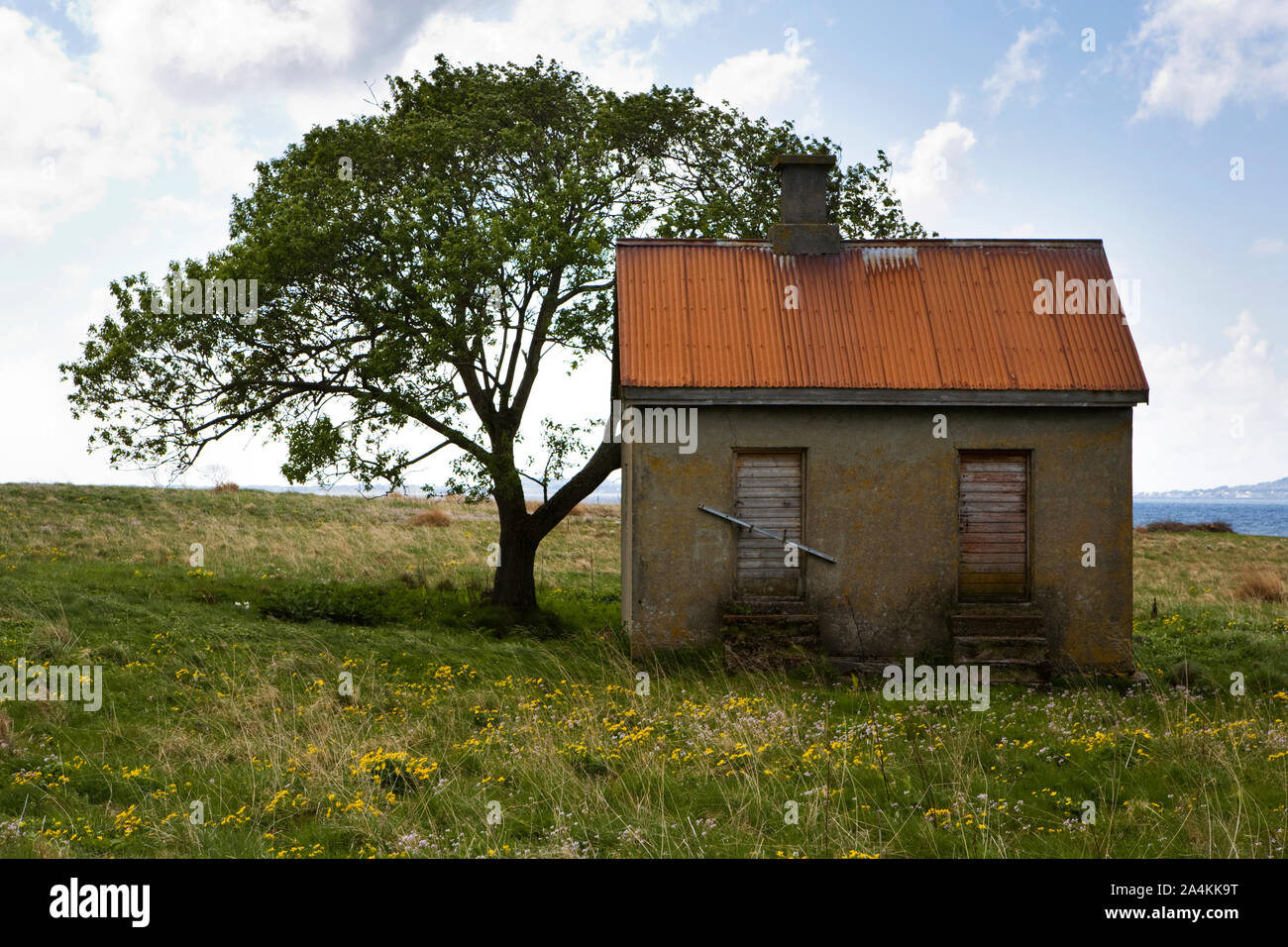 Altes haus von Gamlemshaugen ich Haram, Norwegen Stockfoto