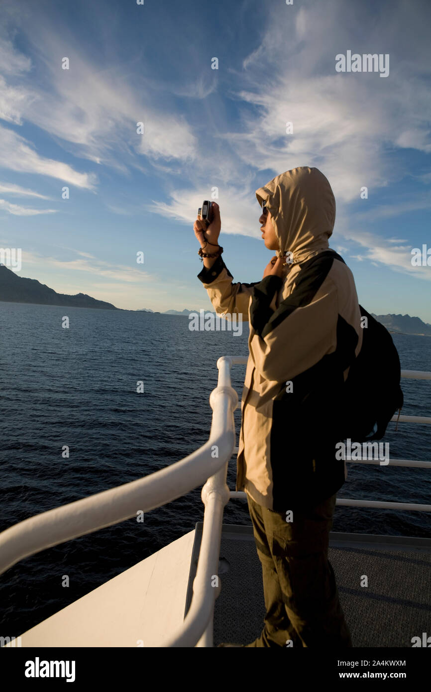 Touristische Bilder in Norwegen Stockfoto