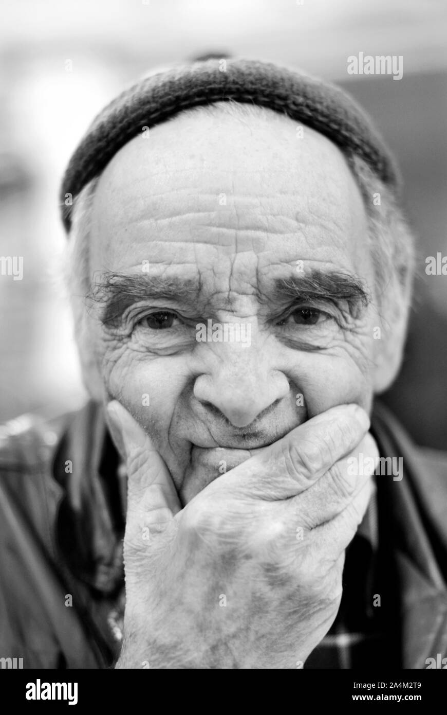 Porträt des alten Mannes Stockfoto