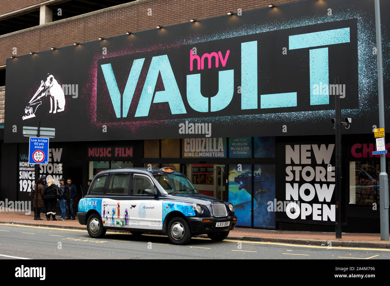 HMV Vault Store, Birmingham, West Midlands, England, Großbritannien Stockfoto