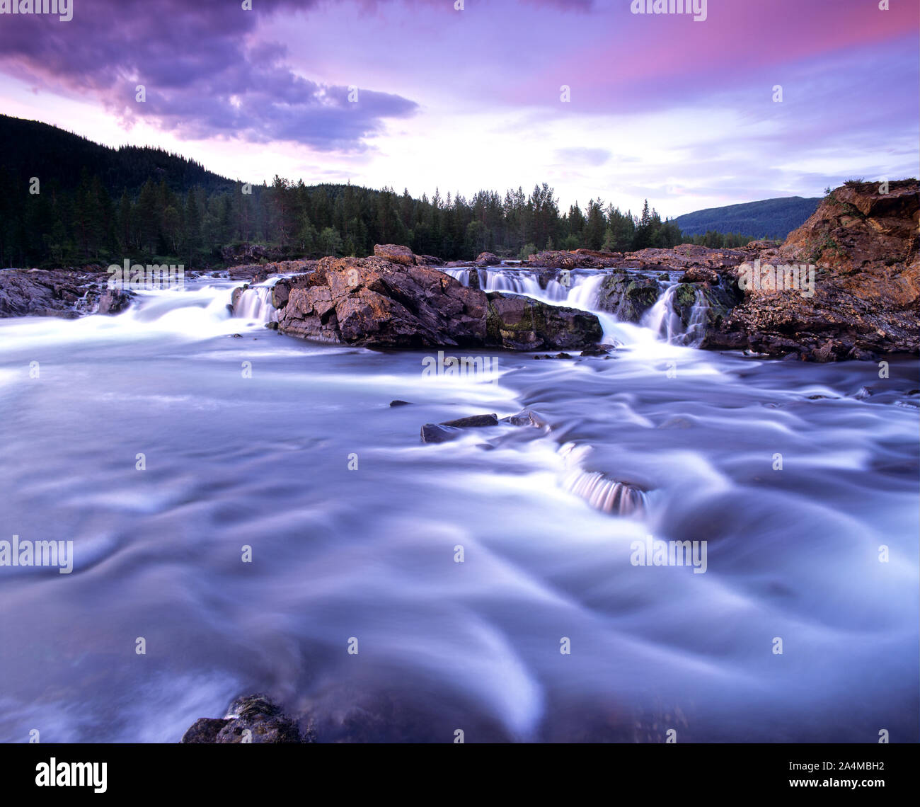 Namsskogan in Trøndelag Stockfoto