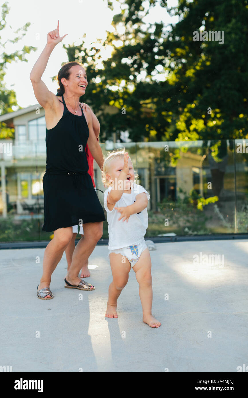 Familie zusammen Stockfoto