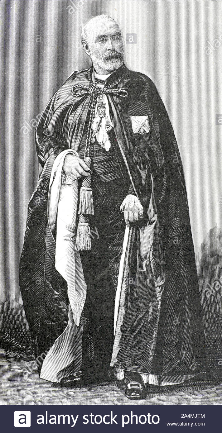 James Cameron Lees, 1835 - 1913, war Pfarrer der Kirche von Schottland und Autor, Jahrgang Illustration von 1897 Stockfoto