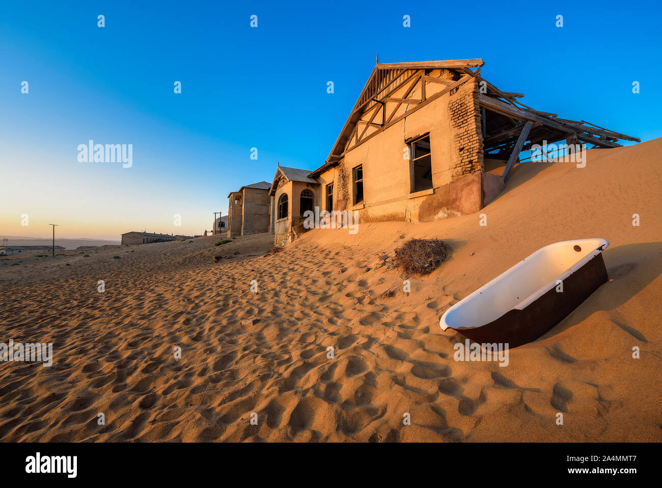 Wanne in der Geisterstadt Kolmanskuppe, Namibia Stockfoto