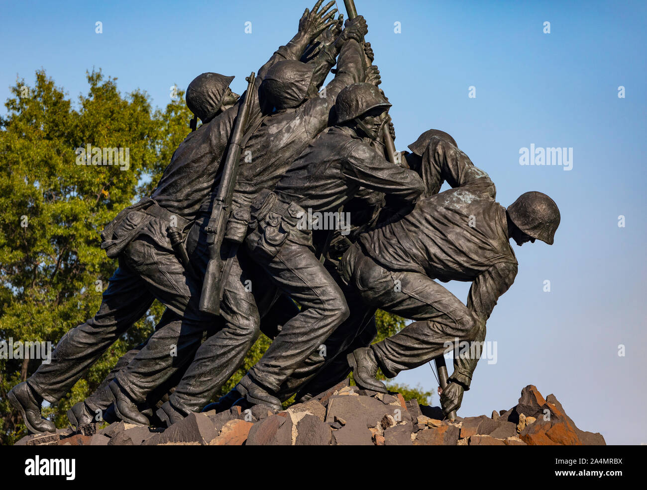 ARLINGTON, Virginia, USA - US Marine Corps War Memorial. Stockfoto