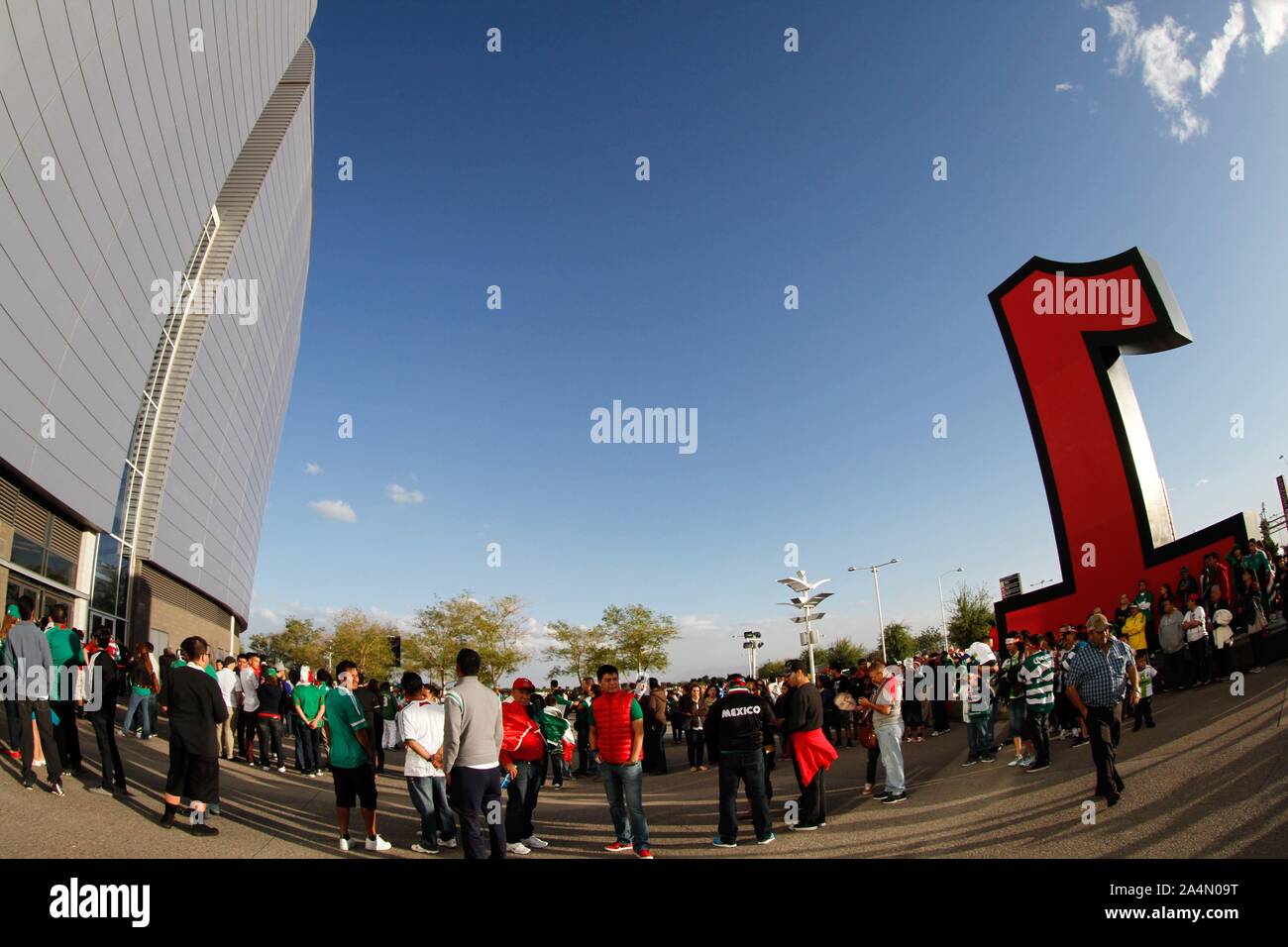 Ventilatoren während das Freundschaftsspiel zwischen der mexikanischen Fußball Sleeccion Vs Vereinigte Staaten an der Universität von Phoenix Stadium. Endstand Mexiko 2-U Stockfoto
