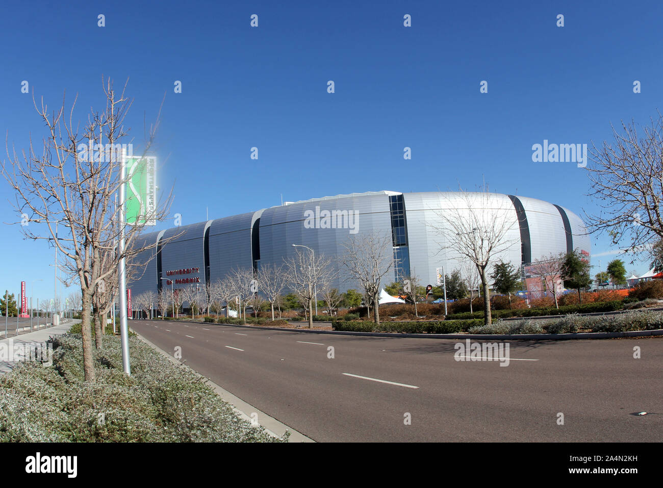 GLENDALE, Arizona, USA. 29 enero 2013. Allgemeine Ansicht der Universität von Phoenix Stadium das Spiel zwischen Mexiko vs Dänemark Vorschau. // Vista Gattungen Stockfoto