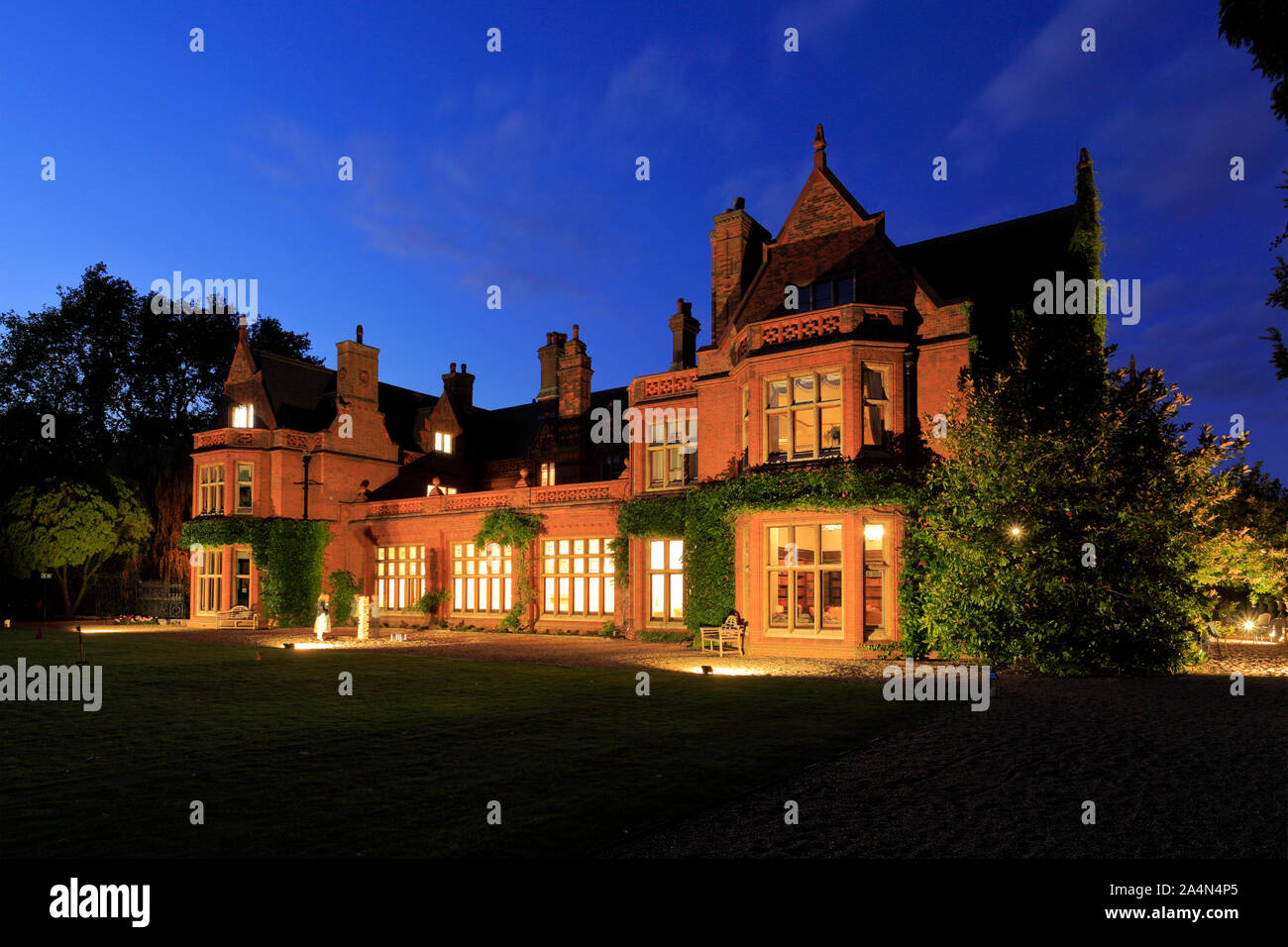 Holmewood Hall, Holme Dorf, Cambridgeshire, England, Großbritannien Stockfoto