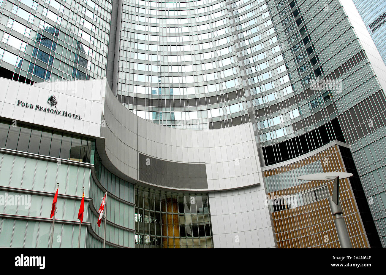 Das Four Seasons Hotel Hong Kong island China Stockfoto