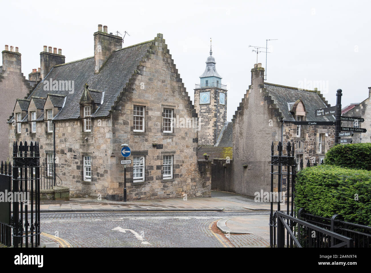 Unter Stirling Castle Stockfoto