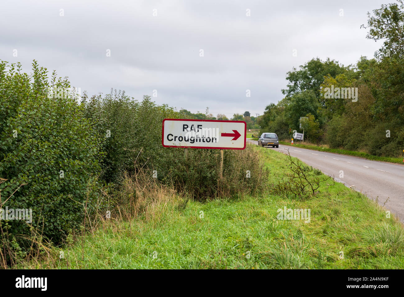 Harry Dunn/RAF Croughton: Eine 19-jährige britische Teenager, der ermordet wurde, während er mit seinem Motorrad am 27. August 2019, vom amerikanischen Anne Sacoolas. Stockfoto