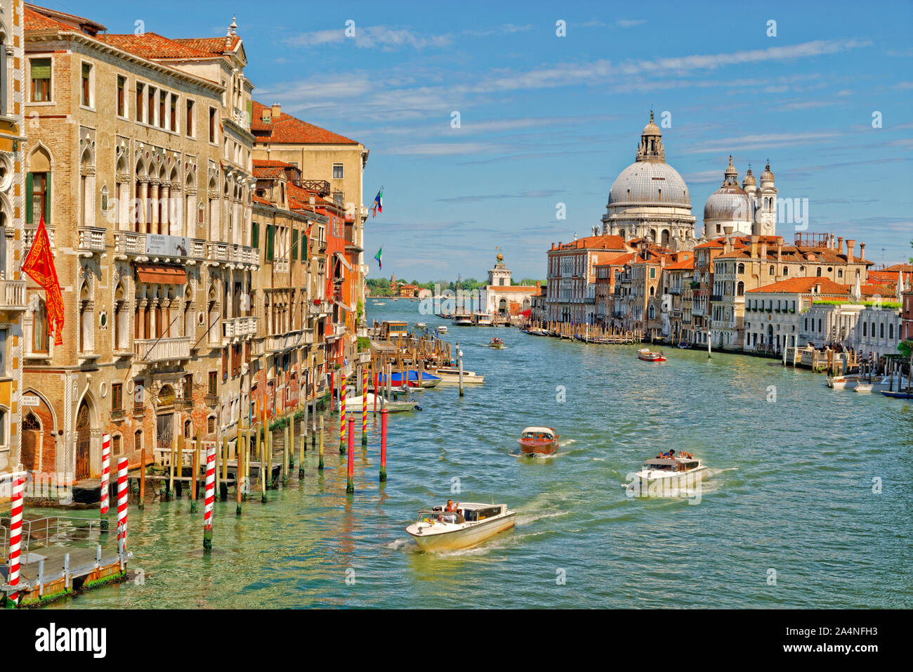 Der Canal Grande in Venedig, Italien. Stockfoto