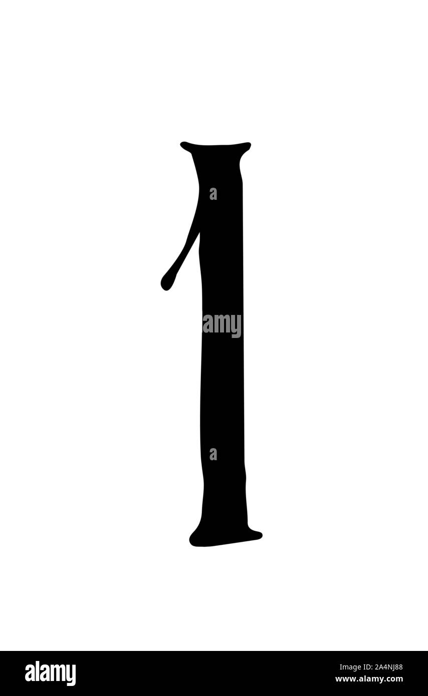 Helle englischer Font. Vektor. Linear, Kontur, volumetrische Nummer. Schriftart für geniales Design Projekten. Cartoon Stil. Bildung. Stock Vektor