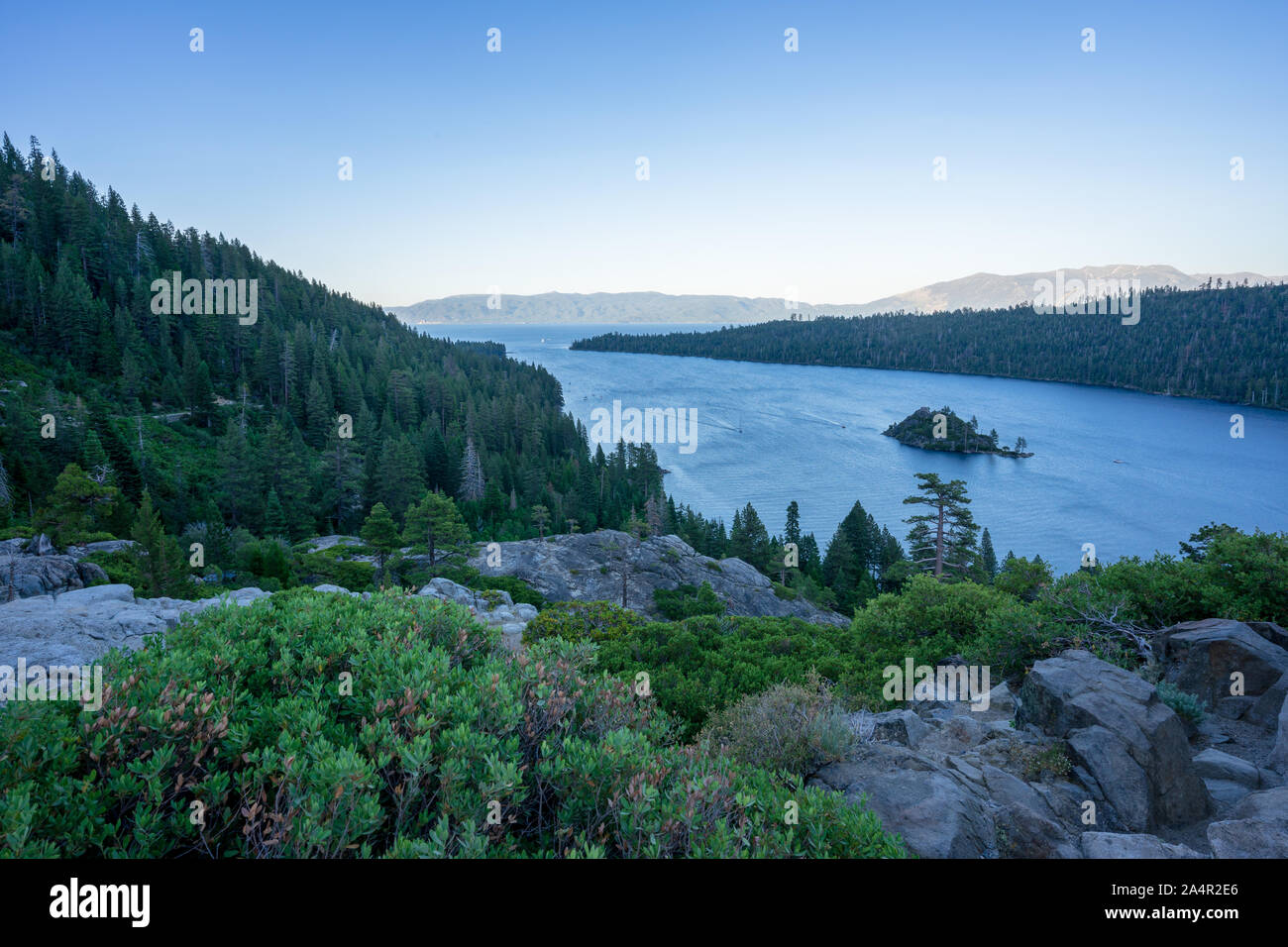 Lake Tahoe anzeigen Stockfoto